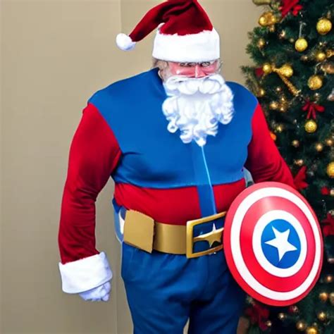 Santa Claus As Captain America Stable Diffusion OpenArt