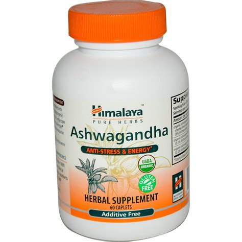 Himalaya Herbal Healthcare, Ashwagandha, 60 Caplets - iHerb.com ...