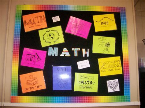 11 Creative Math Bulletin Board Ideas