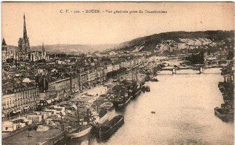 Rouen Rouen Vue Generale Prise Du Transbordeur Carte Postale