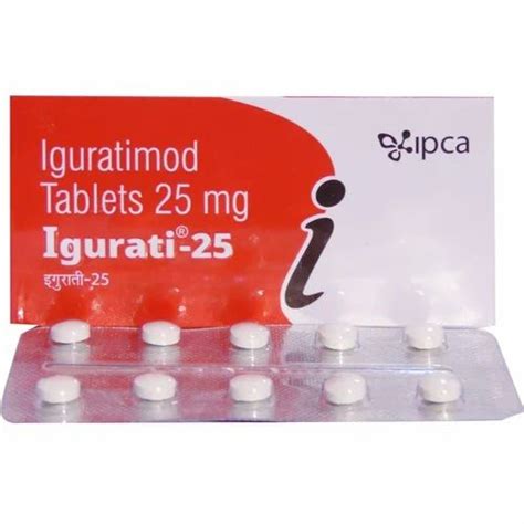 Iguratimod Tablets 25 Mg at ₹ 281/stripe | Mota Varachha | Surat | ID ...