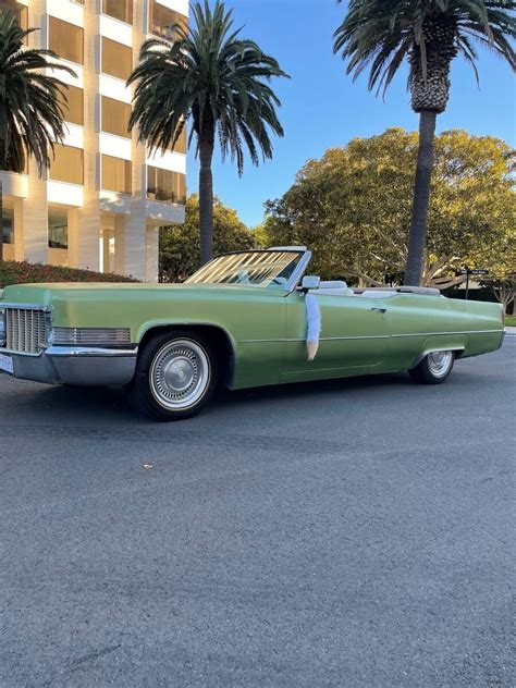 1970 Cadillac DeVille Convertible Green FWD Automatic Classic