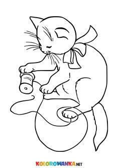 Kolorowanki Koty Cats Coloring Pages