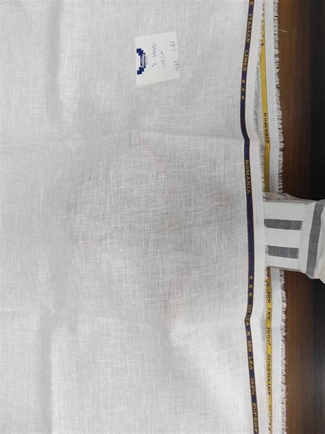 Linen Lea White Shirting Home Product Machine Wash At