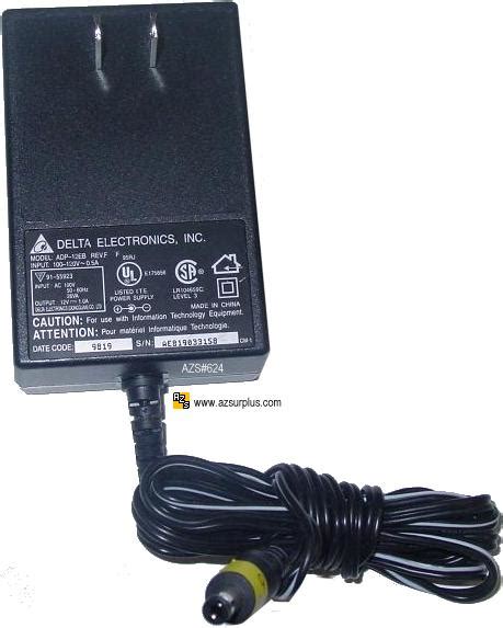 DELTA ELECTRONICS ADP 12EB AC DC ADAPTER 12V 1A POWER SUPPLY DELTA