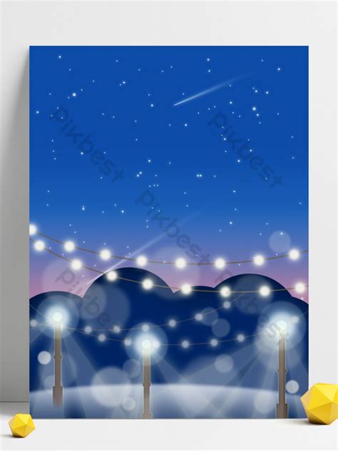 drawing cartoon starry night scene background | Backgrounds PSD Free Download - Pikbest