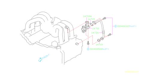 Subaru Crosstrek L Cvt Premium Exhaust Gas Recirculation Egr