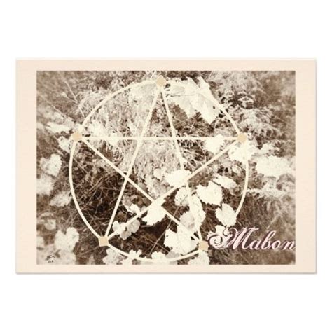 Wild Mabon Autumnequinox Pentacle Sepia Pagan Witch Wicca Wiccan