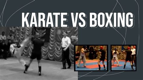 Boxer Insists He Only Punch Against Karate Boxing Vs Kyokushin Youtube