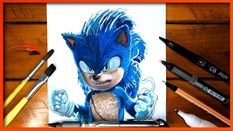 How To Draw Sonic 2 Youtube