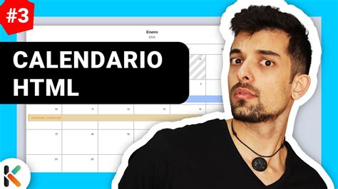 Html Del Calendario En Css Grid Layout Desde Cero Youtube