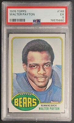 Topps Walter Payton Rookie Card Psa Ex Ebay