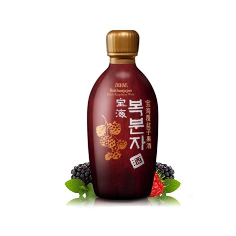 Bohae Bokbunjajoo Black Raspberry Wine Korean Fine O Wine Organic