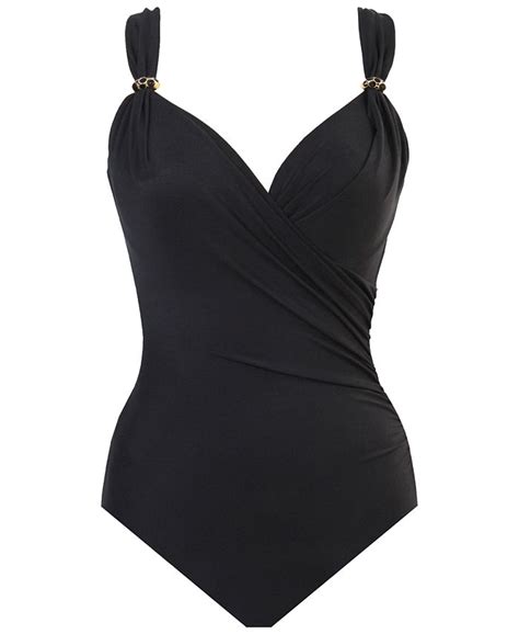 Miraclesuit Razzle Dazzle Siren Twist Front Underwire Allover Slimming