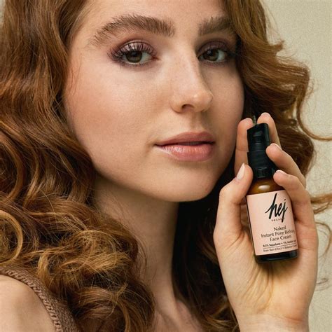 HEJ ORGANIC Naked Instant Pore Refining Face Cream Ml Ecco Verde