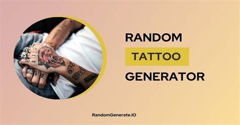 Random Tattoo Generator - Tattoo Design Randomizer