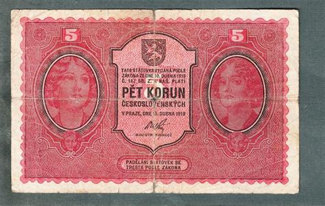 5 Korun 1919 Serie 0034 Aukro