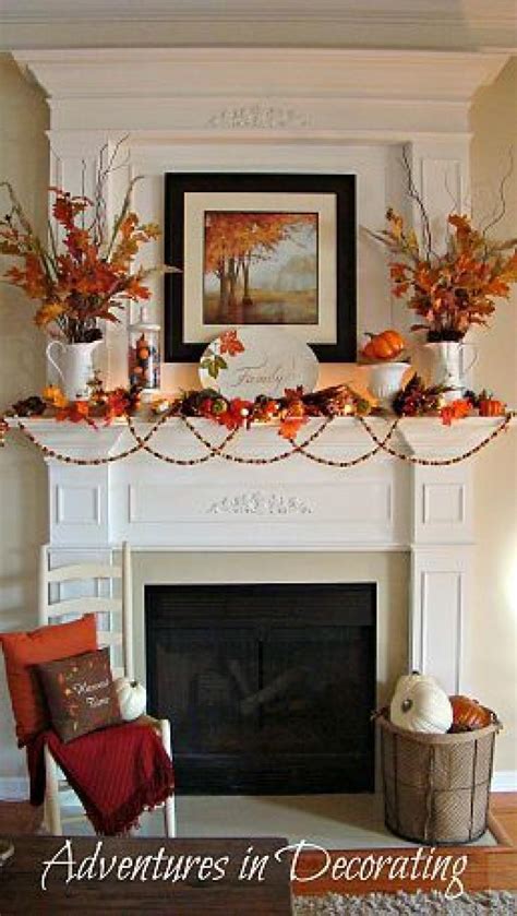 Fall Mantel Decorating Ideas Page Of