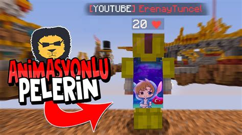 TÜRKİYE DE İLK ANİMASYONLU PELERİN minecraft bedwars YouTube