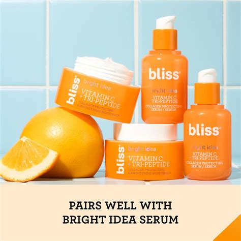 Bright Idea Vitamin C And Tri Peptide Face Moisturizer Bliss Bliss