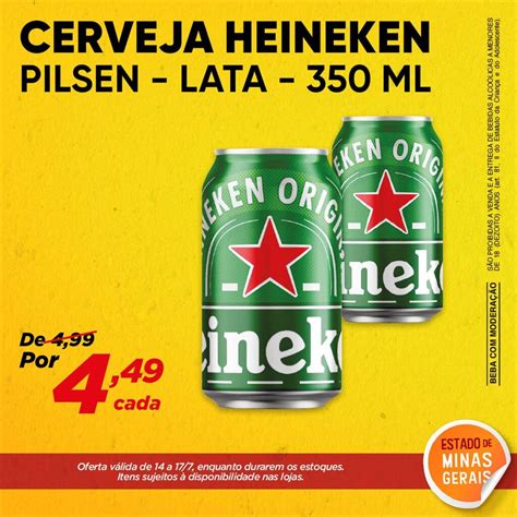 Cerveja Heineken Pilsen Lata Ml Oferta Na Dia