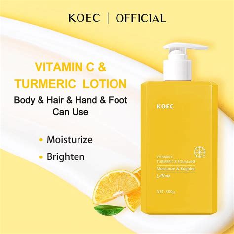 Loci N Corporal Con C Rcuma Y Vitamina C Hidratante Y Aclarante Para