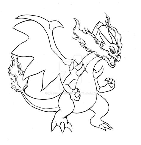 Charizard X Drawing at GetDrawings | Free download