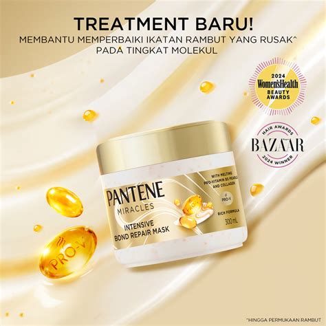 Jual Produk Baru Pantene Miracles Intensive Bond Repair Hair Mask