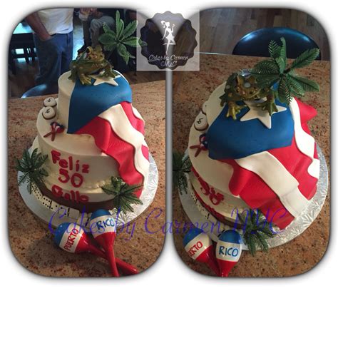 Puerto Rico Themed Birthday Cake So Privileged And Proud To Have