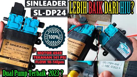 Pompa Dc Dual Pump Terbaik Review Sinleader Sl Dp Motor