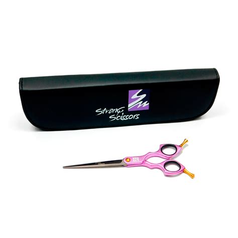 TIJERAS RECTA 6 5 STRONG SCISSORS PURPURA Casa Grooming Colombia