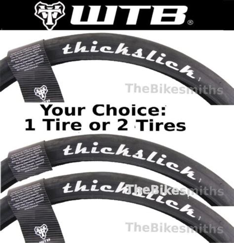 1 or 2-Pack WTB Thickslick Comp 29x 2.10" Fast Smooth Slick Black 29er ...