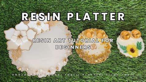 Diy Resin Pooja Thali Platter Tutorial For Rakhi Easy Resin Art For