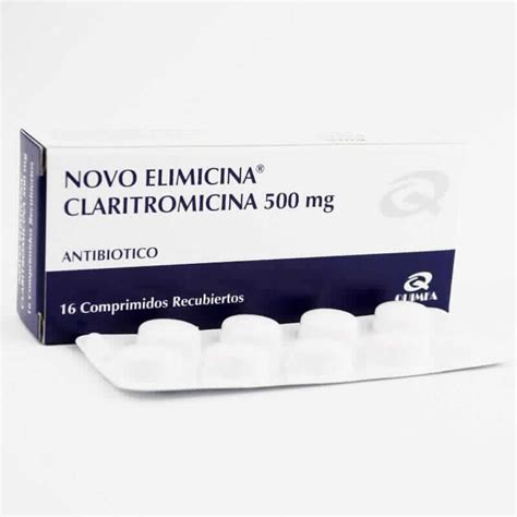 NOVO ELIMICINA 500 MG CAJA X 16 COMP