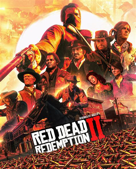 Tried my hand at creating a RDR2 poster : r/reddeadredemption