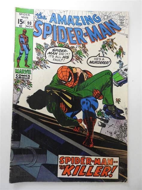 The Amazing Spider Man Vg Condition Moisture Stain Comic