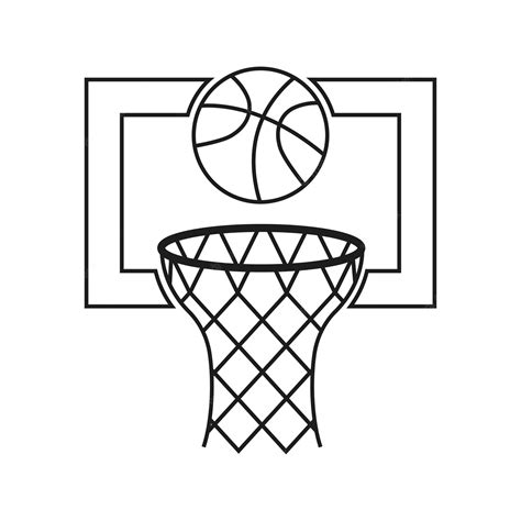 Premium Vector Basketball Line Art Basketball Vector Basketball