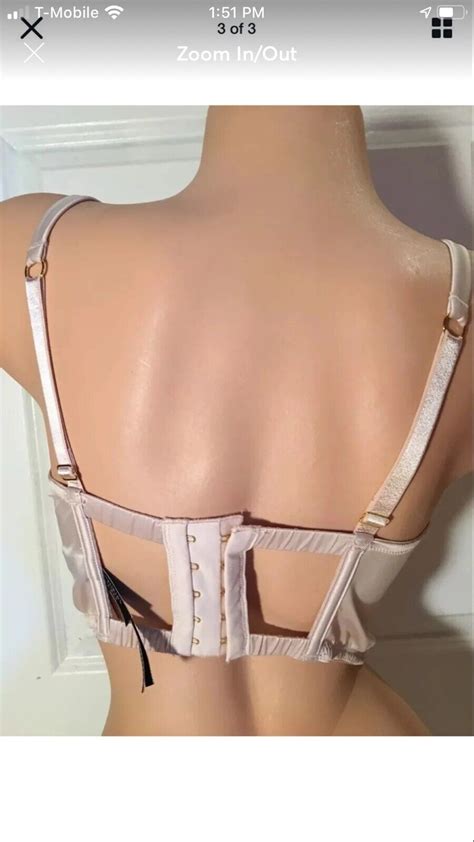 Victorias Secret Dream Angels Bustier Long Line Bra 36b Ebay