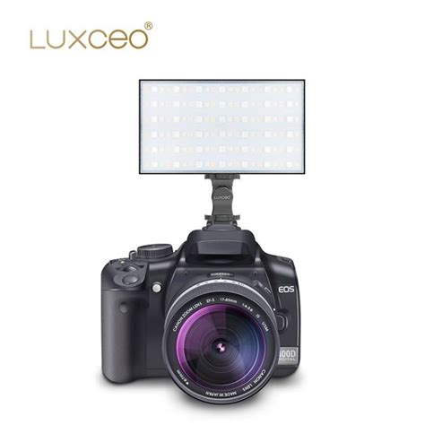 Luxceo P Rechargeable Rgb Full Color Led Panel Photo Video Light