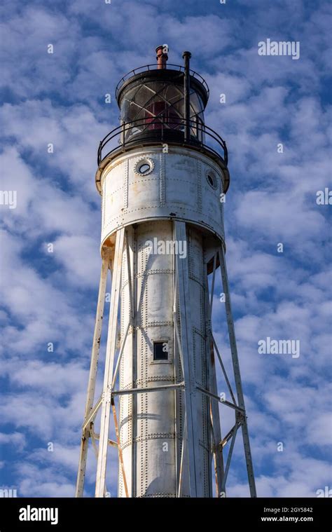 Sturgeon Bay Lighthouse Tower Stock Photo - Alamy