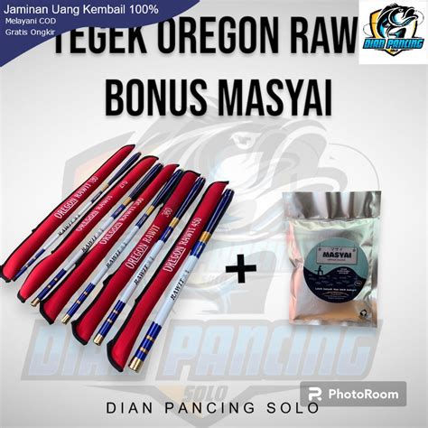 Jual Joran Tegek Oregon Rawit Bonus Umpan Masyai Shopee Indonesia