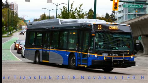 Vancouver Translink Novabus Lfs Hev Bae Youtube