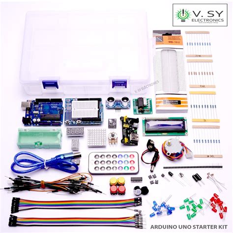 Arduino Uno Standard Starter Kit In Toolbox Case Diy Learning Set