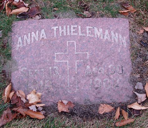 Anna Hausler Thielemann M Morial Find A Grave