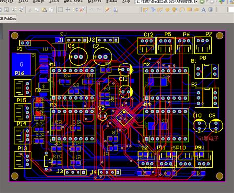 Stm32 4路a4988步进电机控制pcb原理图文件 Altium Designer