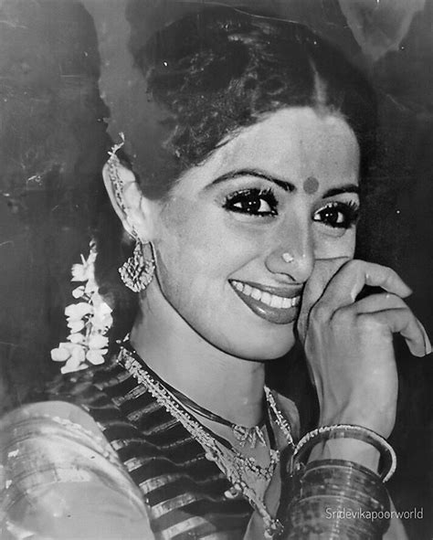 Sridevi Sridevi On Set Smiles To Go