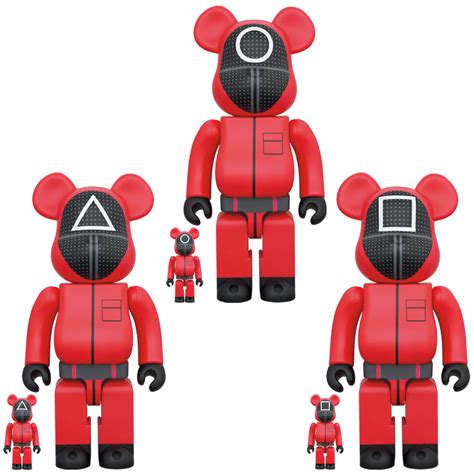 Be＠rbrick Squid Game Guard 100 And 400 Medicom Toy Tokyo Otaku