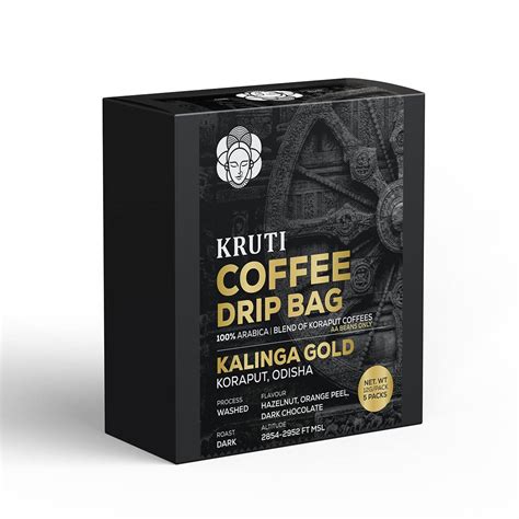 Kruti Coffee Kalinga Gold Signature Blend Arabica Beans Ground