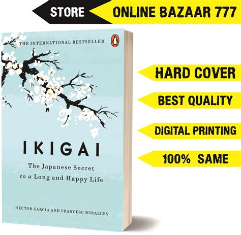 Ikigai The Japanese Secret To A Long And Happy Life Hard Cover Daraz Pk