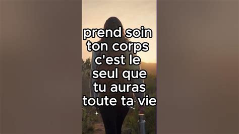 Prenez Soin De Votre Corps Cest Le Seul Que Vous Aurez Toute Votre Vie